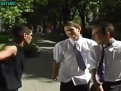 Students after college bareback sex at home