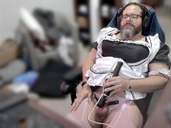 Amateur sissy, lock, sissy lingerie