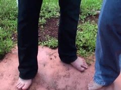 2 Muscle Men Peeing
