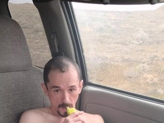 HD Outdoor Wank - Porking myself til I shoot!