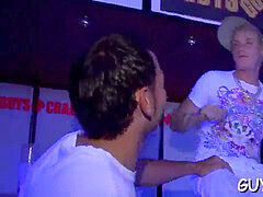 fag cuties partying rigid