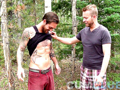 Behind-the-scenes, gay tank top, big dick