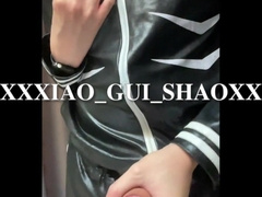 Kaneki Ken Tokyo Ghoul costume play getting off with noisy screaming + spunk