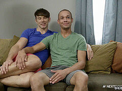 Bareback interracial action with no condom in diverse gay anal encounter