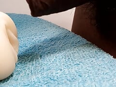 trying to fuck a silicone vagina
