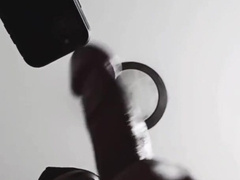 Ebony masculine solo hj jizz run in rivulets