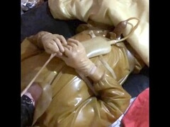 German, hitachi, masturbation cum