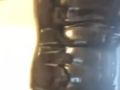 Utter Condom Marionette Showcases off Suit and Wanks off