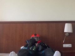 crazy after a motorbike excursion