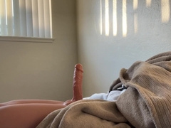 I creeped into my stepdaddy bedroom and sat on his humungous schlong