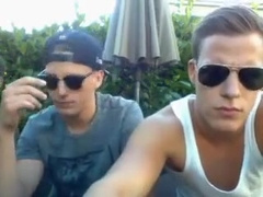 Switzerland, Str8 Guy Shows His Very Big Ass At His Friends