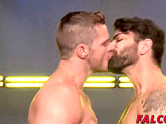 Landon Conrad mounting Adam from above and behind