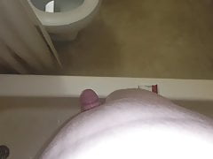 Full Length naked Hotel Masturbation