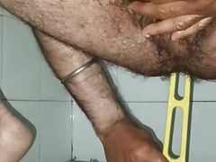 Indian gay use dildo for his satisfaction