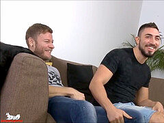 Hunky Matt Anders and Italian stud Gaston Croupier