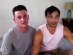 New Stud Joe Fucks Adam's Tight Ass!