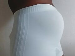 WATCH UNTIL THE END, SEE HOW I WAS TODAY TO THE ACADEMY, I CREATED A LOT OF ATTENTION THAT WHITE PANTY THAT YOU LOVE