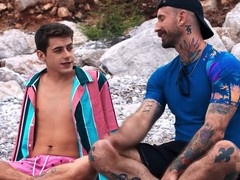 Joey Mills sneaks away for a wild ride with Troy Daniels under the sun and surf