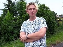 Cute blonde uber-twink gets his sensitive ass gaped in POV