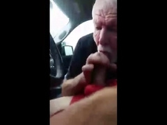 Aged Guy Gargled Me and Gulped