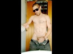 intimate solo session with uncut cock
