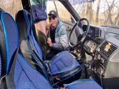 Cute femboy Alexgay gets down on his dad's big salami in a public showdown