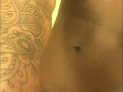 Watch Rodiago XXL's massive black dick bounce on webcam while he shows off his skinny frame!