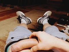 Enormous Explosion From Beautiful Uncircumcised Youngster's Man Rod