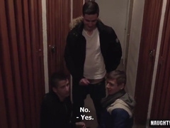 Lusty Homosexual Bukkake And Facial