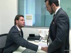 Fellows In Suits Who Love To Get Hard Jointly