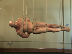 Bondage and savage sex for a freak on a leash