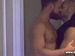 Without a condom, duo, gay sex