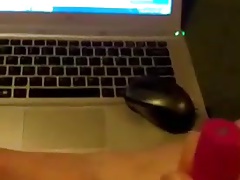 cumming on one of my vids