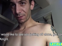 Gay latin young picks up straight lad
