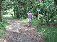 A quick blowjob at the tourist trail is all you need. Plus a random stranger tagging along!