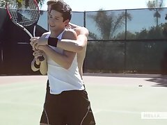 Liam Riley Loves His Tennis Coach