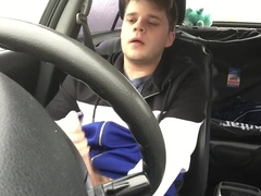 Ben fisher jerking in car amateur