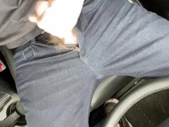 Camper getting off in the mutt park. Lay back, glob trousers and jism on my seat and myself.