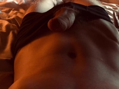 Solo stud investigates his figure and jism (delicate moanings)