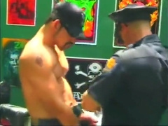 Biker Pig and a Hot muscular Cop