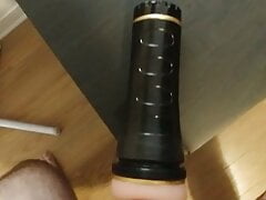 Having fun with juicy fleshlight