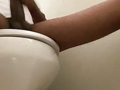 Cali Dude Explodes All Over The Bathroom