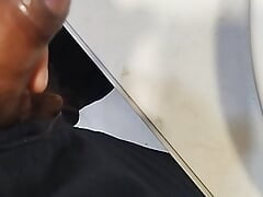 Handjob young boy 18+ in toilet