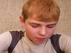 18 Year Old Russian Twink Handjob Cumshot