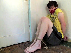 twunk frog-tied, gagged and tickled 2