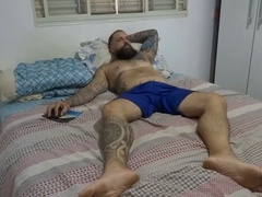 Gay-masturbation, muscle, macho