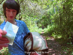 Erotic bareback anal for cash grants teen lover endless pleasure