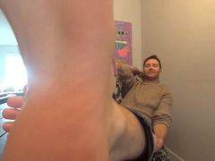 Big soles, hot feet, roommate amateur