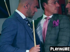 PlayingMen.com - Gustavo Luiz and David Linset rigid ass bandit shagging