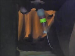 Milking Table Cockhead Vacuum Sucking With Bound Dick And Balls